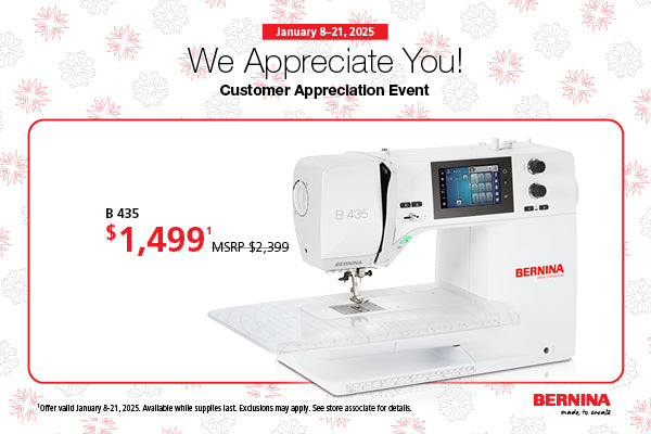 Bernina Customer Appreciation Event